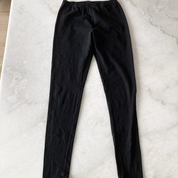 Roots black leggings / tights / pants, 25" - Picture 1 of 9